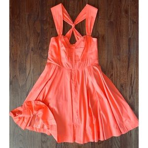 Unique Sundress☀️Coral Racerback fit and flare